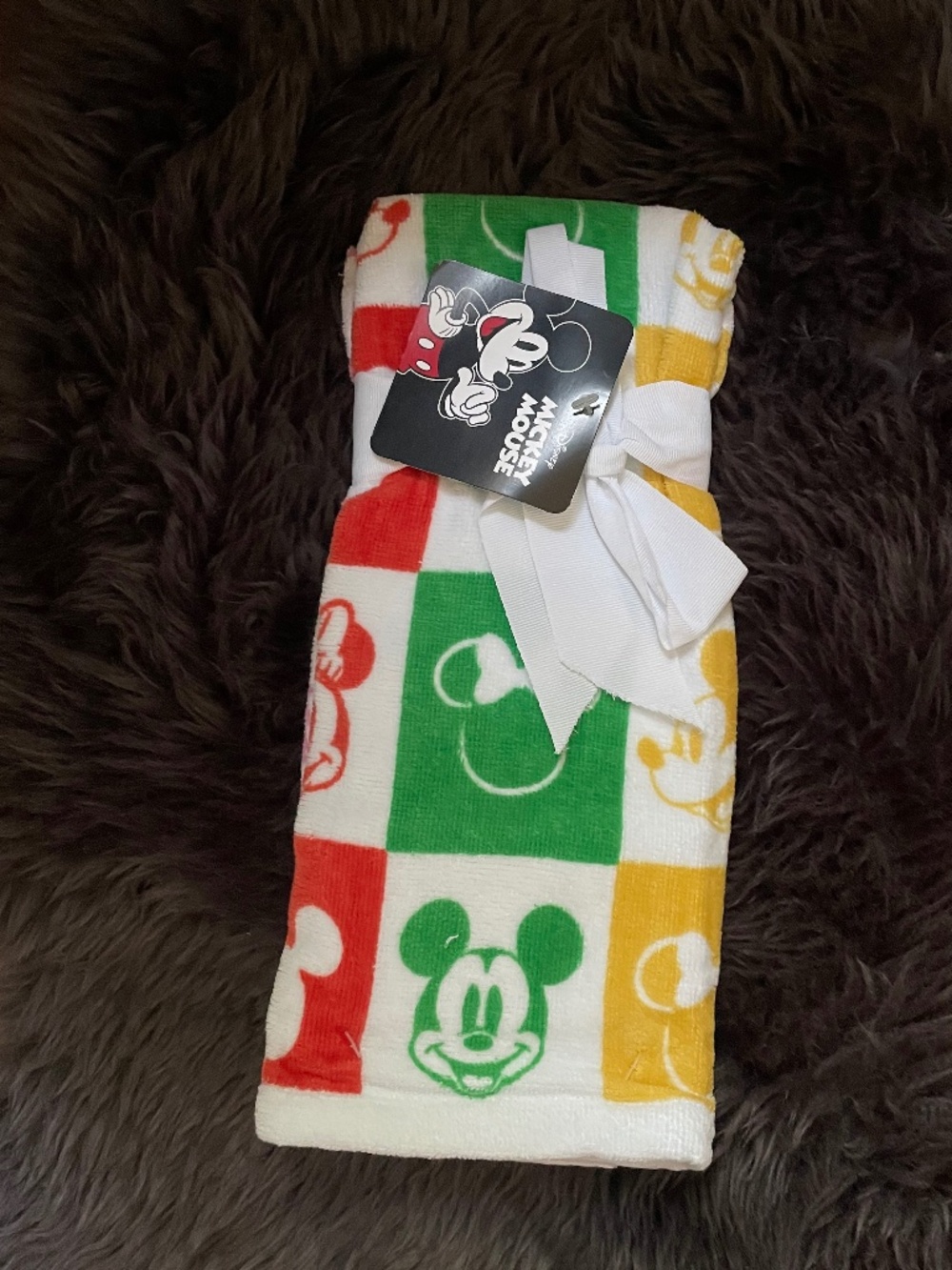 Mickey Mouse hand towels